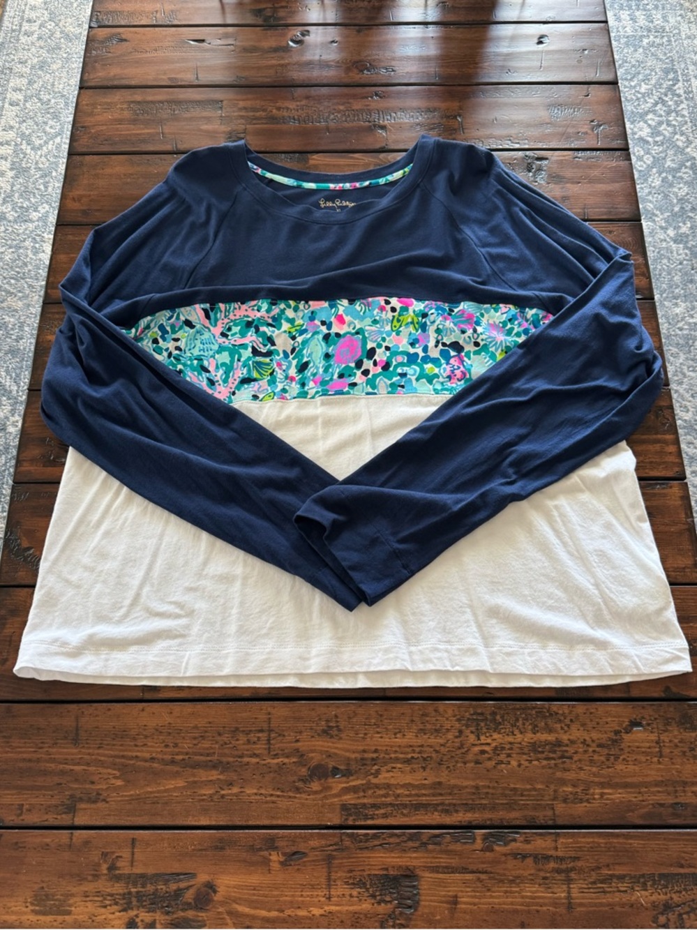 Lilly Pulitzer Chapman Long Sleeve Top XL
